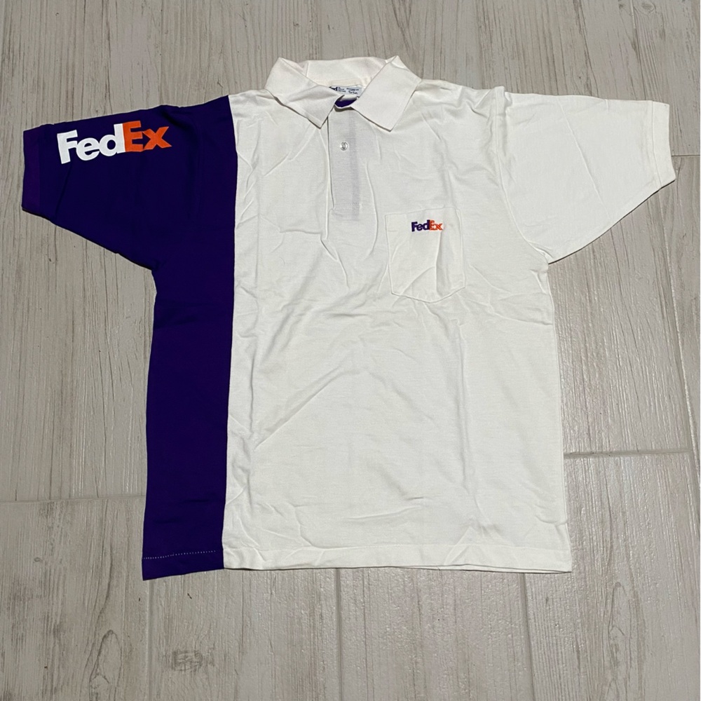 FedEx Express Woman Stan Herman Short Sleeve Uniform Polo Shirt Size XL